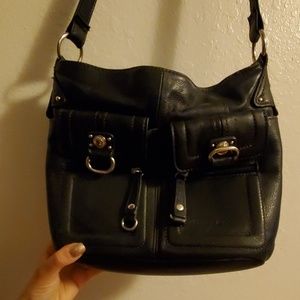 Black Leather Purse